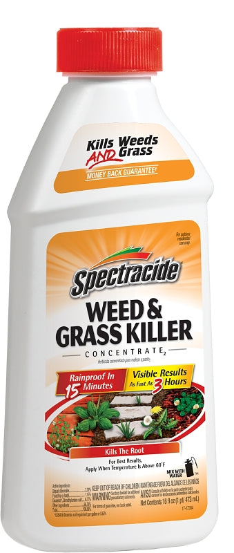 Spectracide HG-66001 Weed and Grass Killer, Liquid, Amber, 16 oz