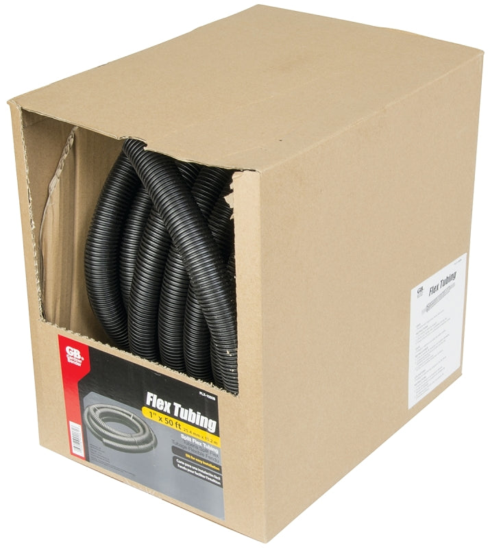 Gardner Bender FLX-1050B Split Tubing, 1 in Dia, 50 ft L, Polypropylen ...
