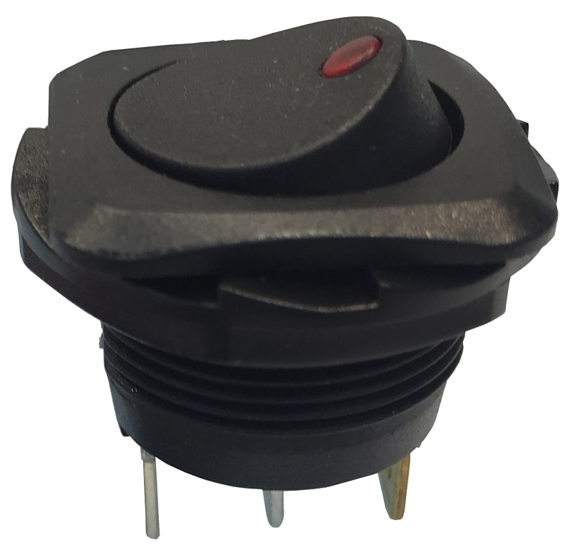 Gardner Bender GSW GSW-50 Rocker Switch, 10/16 A, 125/250 V, SPST, Bla ...