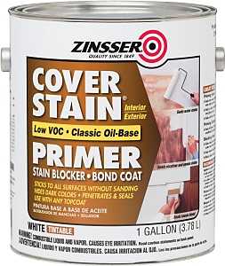 Zinsser 271448 Primer, Flat, White, 1 gal, Pack of 2
