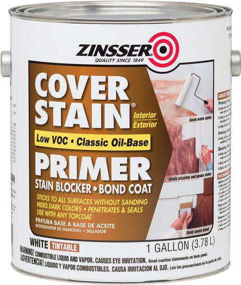 Zinsser 271448 Primer, Flat, White, 1 gal, Pack of 2