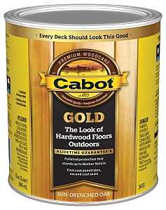 Cabot 140.0003470.005 Wood Conditioning Stain, Sun Drenched Oak, Gold, Liquid, 1 qt