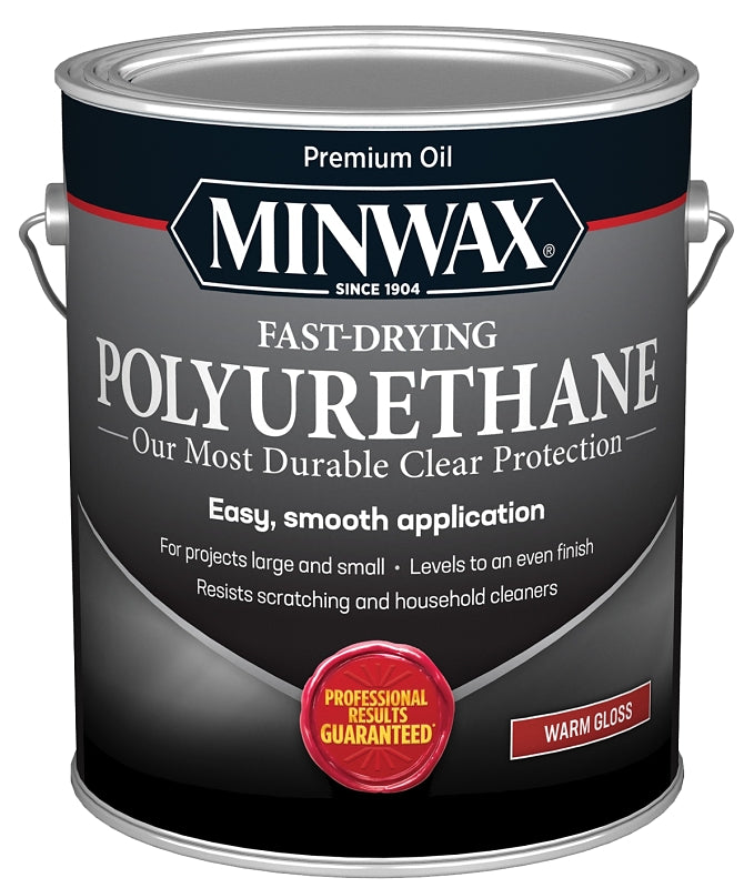 Polyorthan Shell Minwax 319000000 Polyurethane, Gloss, Liquid, Clear, 1 gal, Can, Pack ...