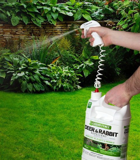 Liquid Fence HG-70109 Deer and Rabbit Repellent, Ready-to-Spray, 2000 sq-ft Coverage