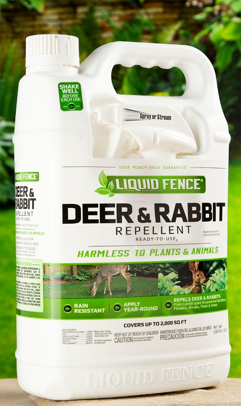 Liquid Fence HG-70109 Deer and Rabbit Repellent, Ready-to-Spray, 2000 sq-ft Coverage