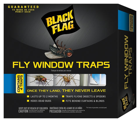 Black Flag HG-11017 Fly Window Trap, Solid, 1 Pack