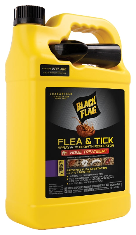 Black Flag HG-11093 Flea/Tick Killer, Liquid, 1 gal Can