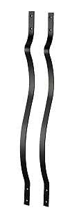 Maine Ornamental 74737 Baroque Baluster, 32-1/4 in L, Aluminum, Black, Powder-Coated