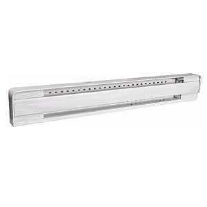 Stelpro B B1252W Series Baseboard Heater, 57.25 in L x 2.36 in W x 5.75 in H Dimensions, 240/208 V, White