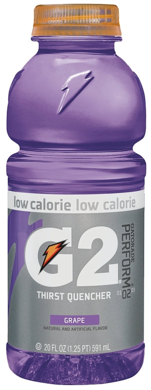 Gatorade 20406 Thirst Quencher Sports Drink, Liquid, Grape, 20 oz Bottle, Pack of 24