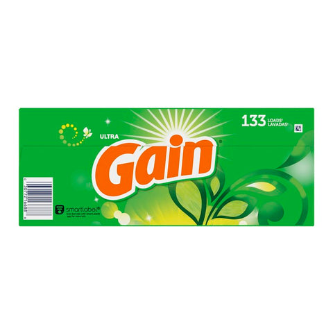 Gain 84919 Laundry Detergent, 8 lb Bo, Powder, Original
