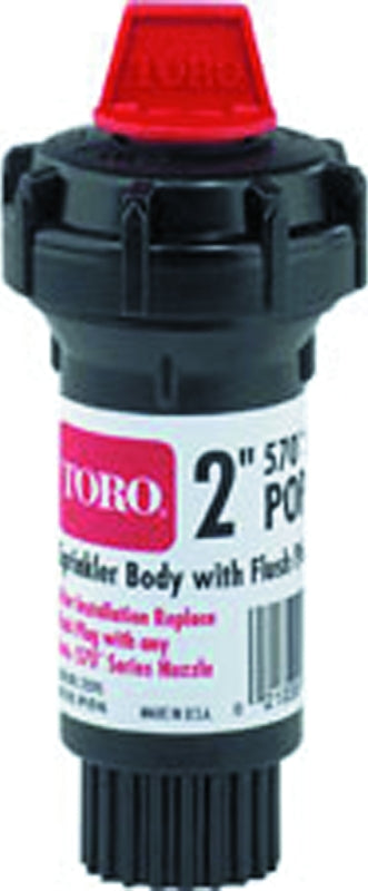 Toro 53819 Pop-Up Body, ABS, Specifications: 1/2 in NPT Female Connection, For: Toro Nozzles