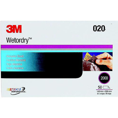 Imperial Wet Or Dry Paper Sheets, 5-1/2" x 9" Grade 1000 50/Pack