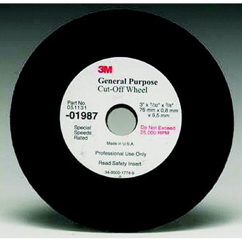 3M 1988 Cut Off Wheel 3″ x 1/16 x 3/8