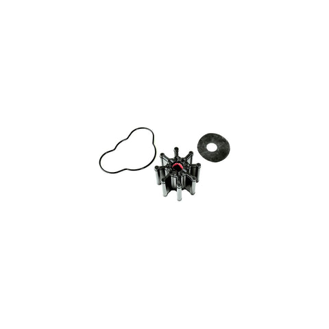 Quicksilver Black Diamond Aluminum Propeller 3 Blade RH With Rubber Hub