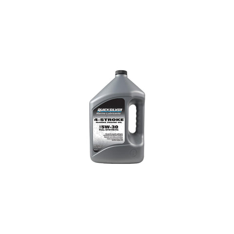 Quicksilver 92-8M0148475 4-Stroke Full Synthetic Oil 5W-30 , Gal., Pack of 3