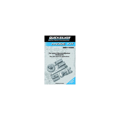 Quicksilver 97-8M0116589 Mercury Verado Anode Kit, Aluminum