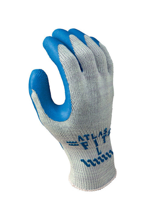 Atlas Blue/Gray Universal Medium Latex Coated Work Gloves