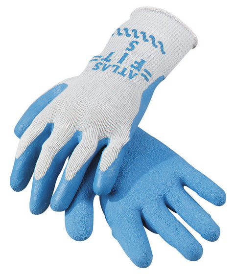 Atlas Blue/Gray Universal Extra Large Latex Coated Work Gloves