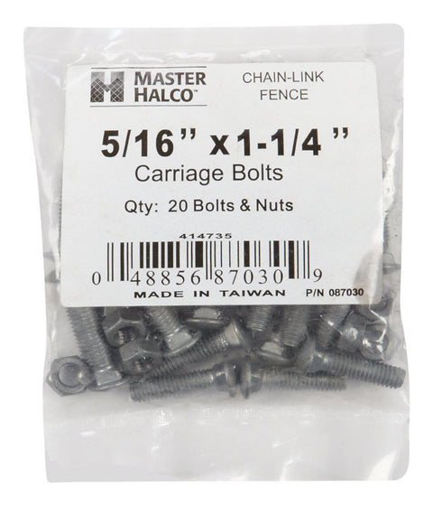 Steel Carriage Bolt 20