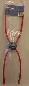 SootEater CWH208 Chimney Whip Head, 4-1/2 in Dia, Plastic, Red