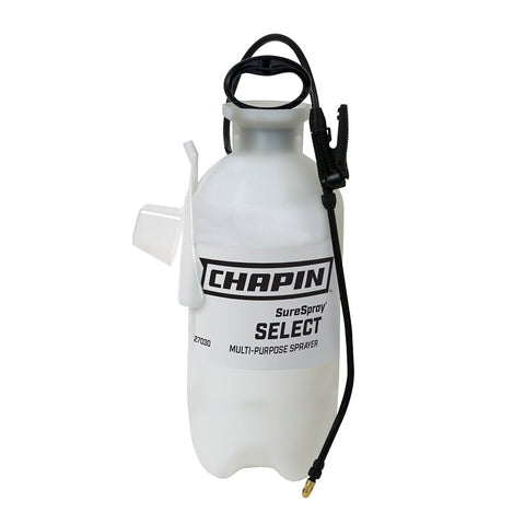 Chapin 27030 Compression Sprayer, 3 gal Tank, Poly Tank, 34 in L Hose