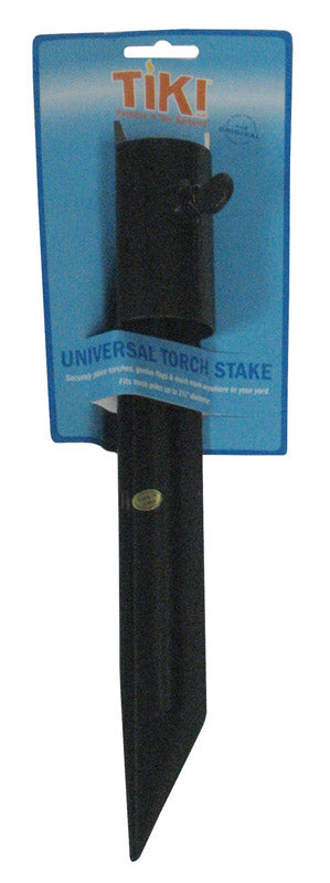 Tiki Metal Torch Stake Black