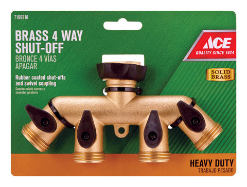 Ace Brass Garden Hose Manifold Female/Male