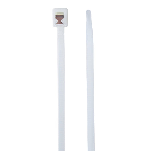 Gardner Bender 45-314SC Cable Tie, 4 in Max Bundle Dia, Double-Lock Locking, 6/6 Nylon, Natural, 14 in L, 20/PK