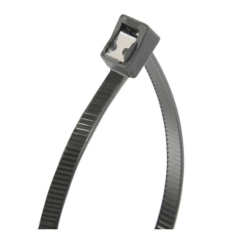 Gardner Bender 45-314UVBSC Cable Tie, 4 in Max Bundle Dia, Double-Lock Locking, 6/6 Nylon, Black, 14 in L