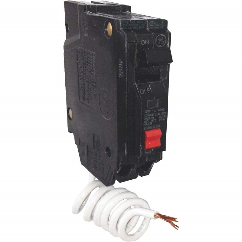 GE THQL1120GFTP Thermal Magnetic Feeder Circuit Breaker, 20 A, 1