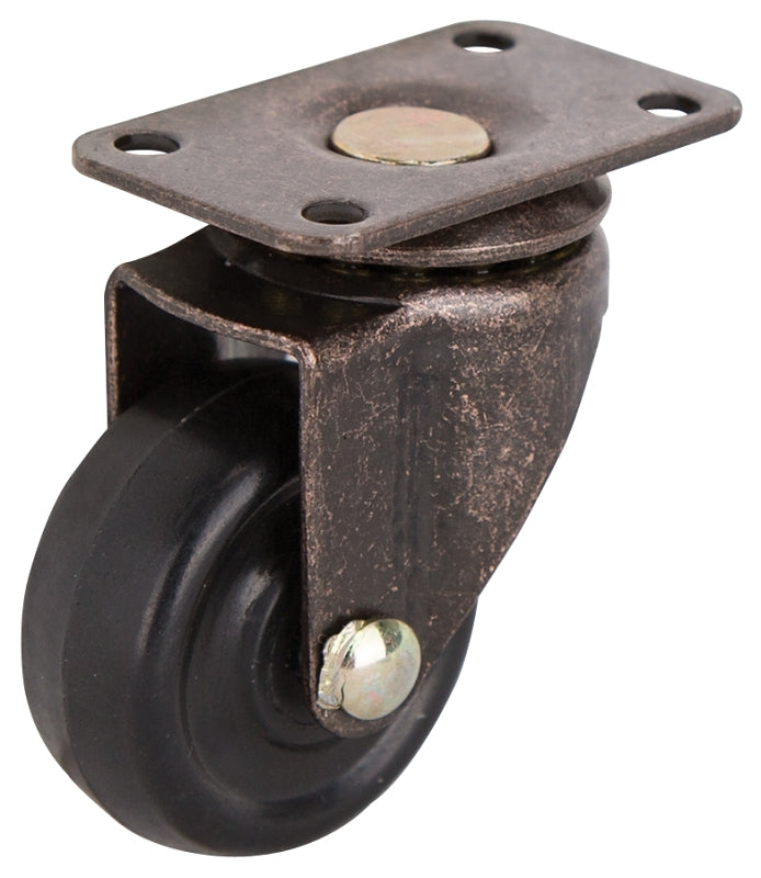 ProSource JC-D02-PS Swivel Caster, 1-5/8 in Dia Wheel, 3/4 in W Wheel ...