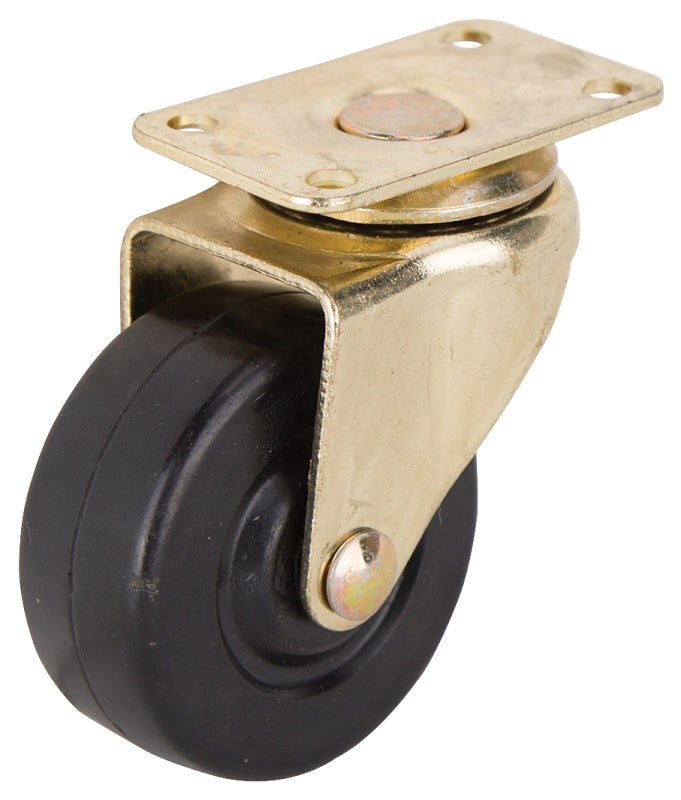 ProSource JC-D05-PS Swivel Caster, 2 in Dia Wheel, 3/4 in W Wheel, Rub ...