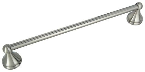 Boston Harbor L5018-13B-10-3L Towel Bar, 18 in L Rod, Brushed Nickel, Surface