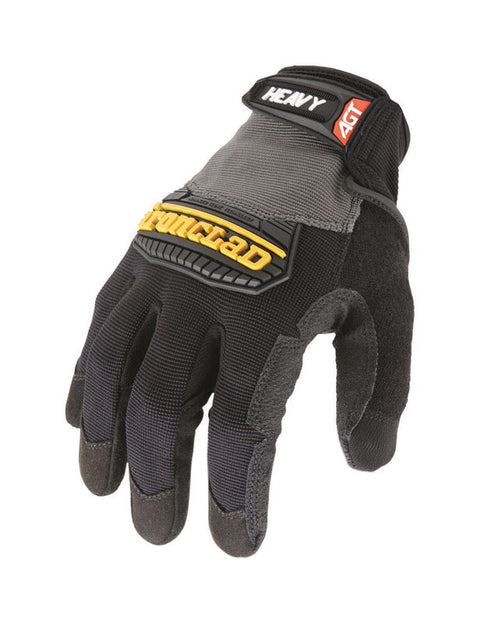 Ironclad Black/Gray Men's Extra Large Synthetic Leather Heavy Duty Gloves