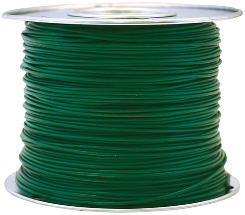 CCI 55835023 Primary Wire, 18 AWG Wire, 1-Conductor, 60 VDC, Copper Conductor, Green Sheath, 100 ft L, Pack of 2