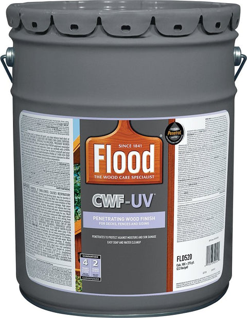 Flood CWF-UV FLD527-05 Penetrating Wood Finish, Liquid, Honey Gold, 5 gal