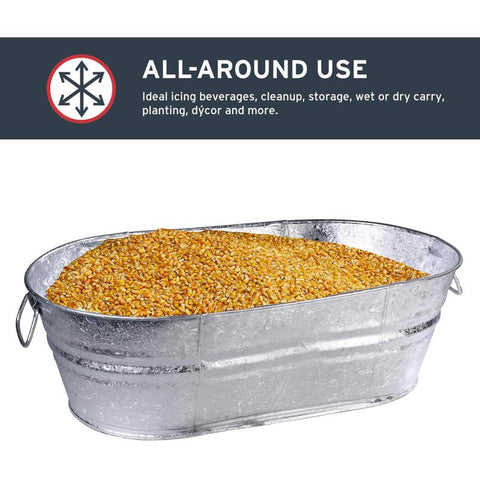 Behrens 10.5 gal Steel Tub Oval