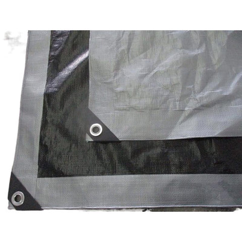 Ace 20 ft. W X 30 ft. L Heavy Duty Polyethylene Tarp Black/Silver, Pack of 2