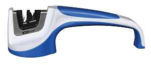 Accusharp 036E Knife Sharpener, Diamond-Honed Tungsten Carbide Abrasive, Ergonomic Handle