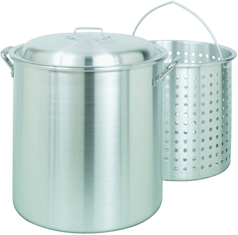 Bayou Classic 1000 Stock Pot, 100 qt Capacity, Aluminum