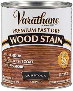 Varathane 262007 Wood Stain, Gunstock, Liquid, 1 qt, Can, Pack of 2