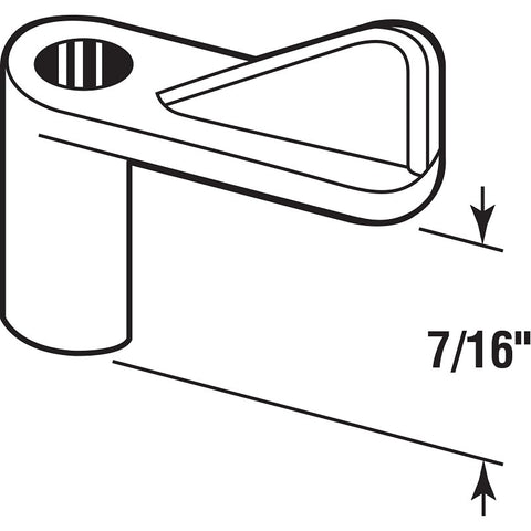 Prime-Line 053-3703 Screen Clip, Plastic, Gray, Pack of 6