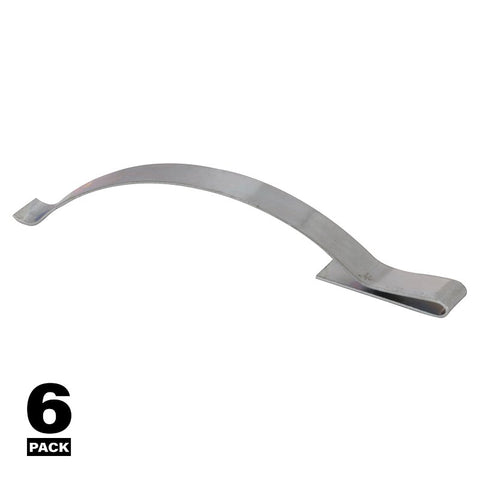 Prime-Line 030-2141 Tension Spring, 2-3/4 in L, Steel, Zinc, Pack of 6