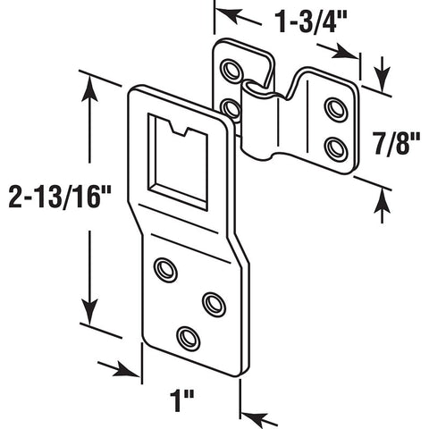Prime-Line 049-7834 Window Screen Hanger, Steel, Pack of 6