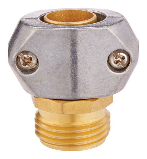 Ace 5/8 or 3/4 in. Zinc Threaded Male Hose Mender Clamp