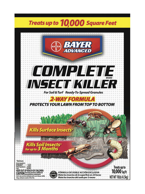 Bayer Advanced Complete 2-Way Formula Insect Killer For Soil and Turf Insects 10 lb.