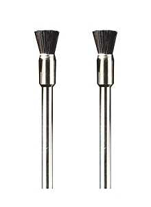 Dremel 405-02 Bristle Brush, 1/8 in Dia, 1/8 in Arbor/Shank, Nylon Bristle