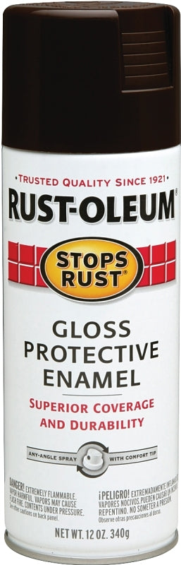 Rust-Oleum 262661 Rust Preventative Spray Paint, 12 oz Can, 6 to 10 sq-ft Coverage Area, Solvent Base, Gloss