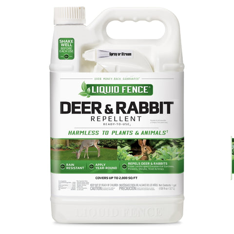 Liquid Fence Animal Repellent Liquid For Deer 128 oz, Pack of 4
